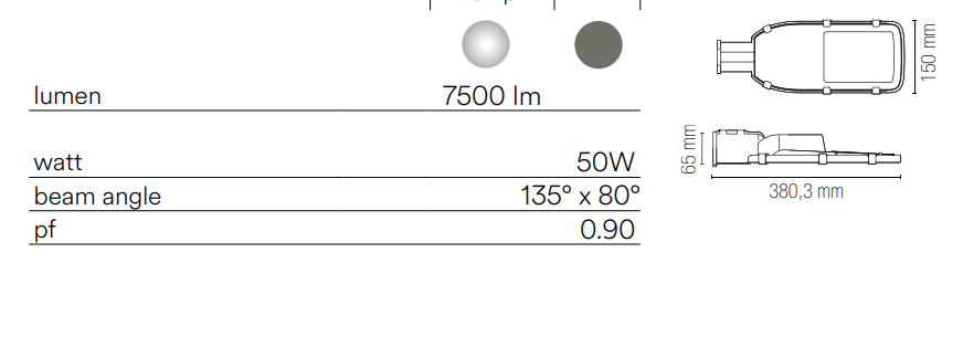 Faro stradale IP65 in alluminio e diffusore con lenti in materiale autoestinguente , antiurto e anti-UV led luce 4000°k HIGHWAY Faro stradale IP65 in alluminio e diffusore con lenti in materiale autoestinguente , antiurto e anti-UV led luce 4000°k HIGHWAY